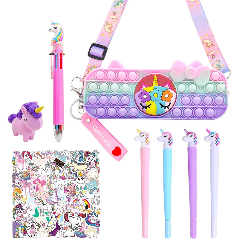 Unicorn Pencil Case Unicorn Stationary Set for Girls